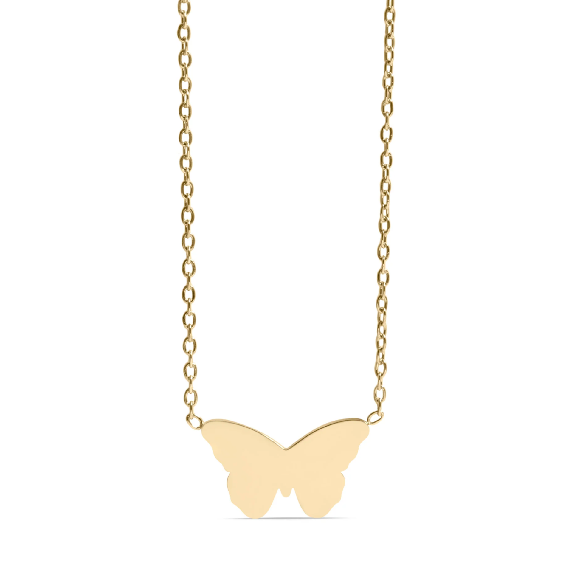 Metamorphosis Butterfly Necklace – 18K Gold Plated