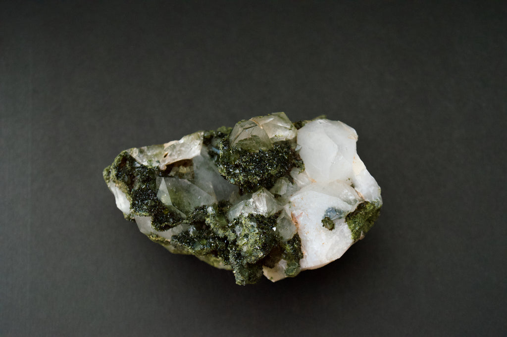 Quartz and Epidote Cluster from Peru