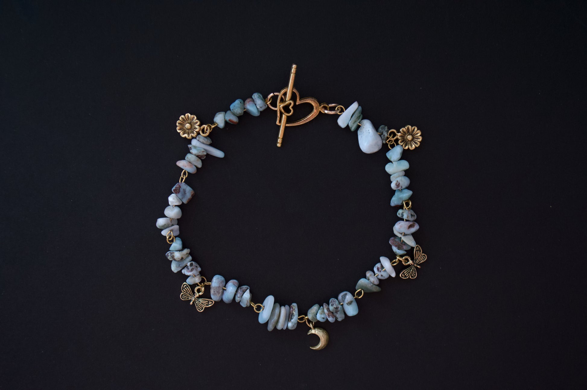 Larimar Anklet